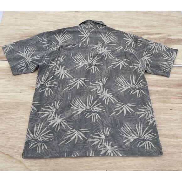 WOLVERINE Casual Button‎ Down Shirt Short Sleeves Floral Men's Green SIZE XL - Picture 6 of 6